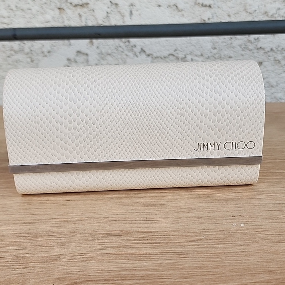 Jimmy Choo Snakeskin Sunglass Case